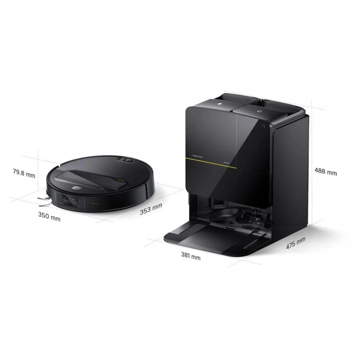 Робот-пылесос Roborock Saros Z70 Robot Vacuum Cleaner (EU, черный) - 4