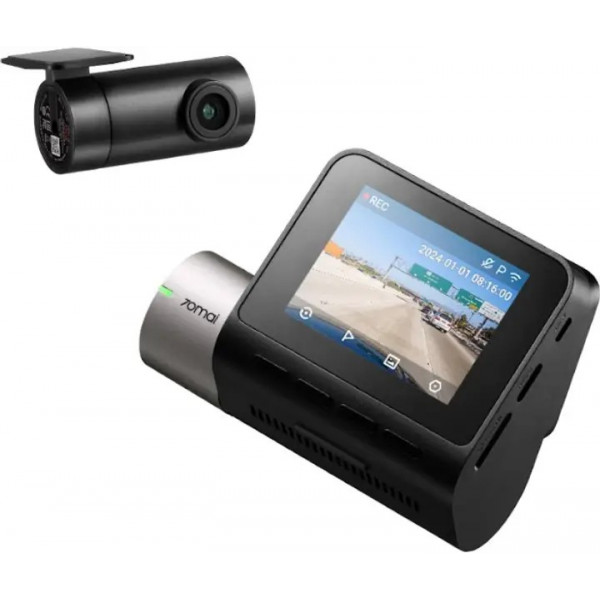 Видеорегистратор 70mai Dash Cam Pro Plus A510 + Rear Cam Set (EU, черный)