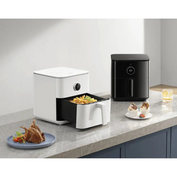 Умная фритюрница-аэрогриль Xiaomi Smart Air Fryer 6,5L Global (черный)