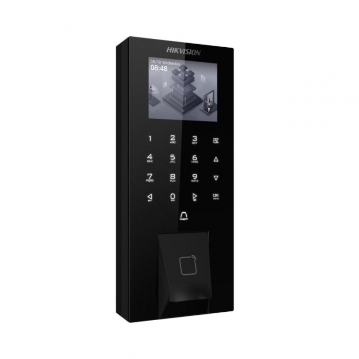 Терминал доступа c распознованием отпечатков пальцев Hikvision DS-K1T807EBFWX-QRE1