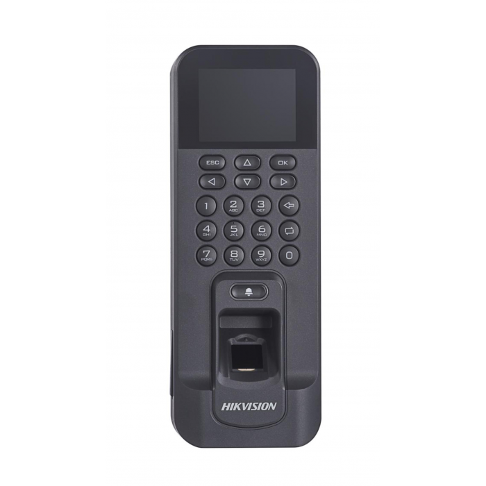 Терминал доступа c распознованием отпечатков пальцев Hikvision DS-K1T804BMF