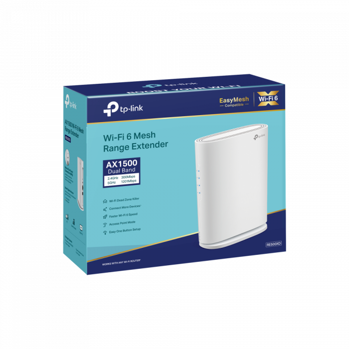 Wi-Fi Усилитель сигнала TP-Link RE500XD AX1500 - 4