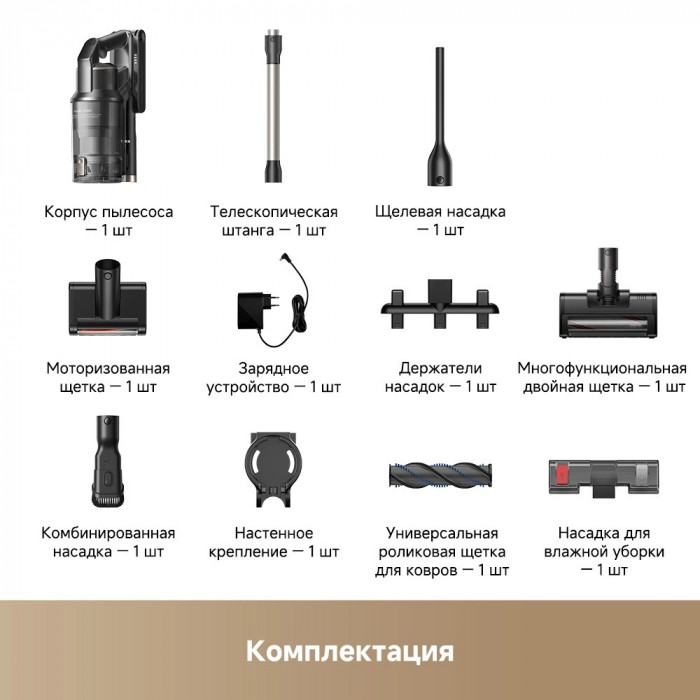 Беспроводной пылесос Xiaomi Dreame Trouver Vacuum Cleaner G70 Detect (EU, черный) - 6