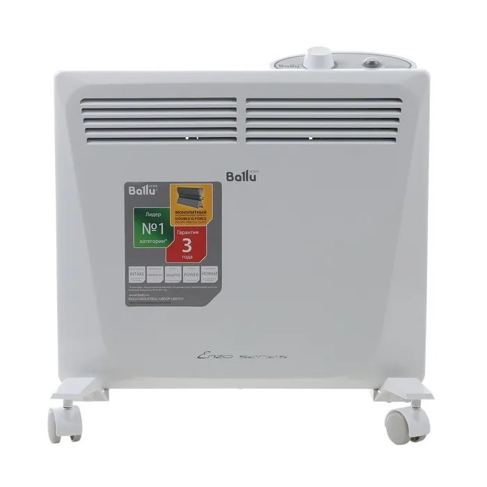 Конвектор обогреватель воздуха Ballu ENZO BEC/EZMR-2000 Mechanic (белый) - 5