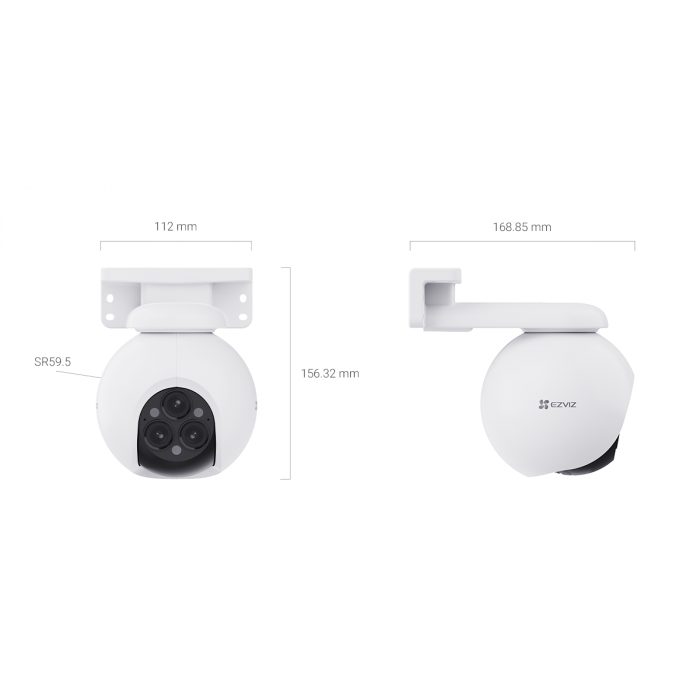 IP камера EZVIZ CS-H80F (4+4+4MP) - 4