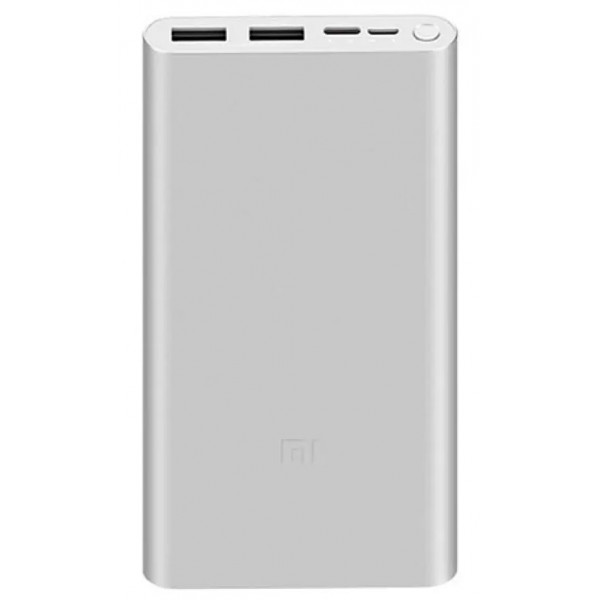 Внешний аккумулятор Xiaomi Mi Power Bank 3 (10000 mAh, 22,5W серебристый)