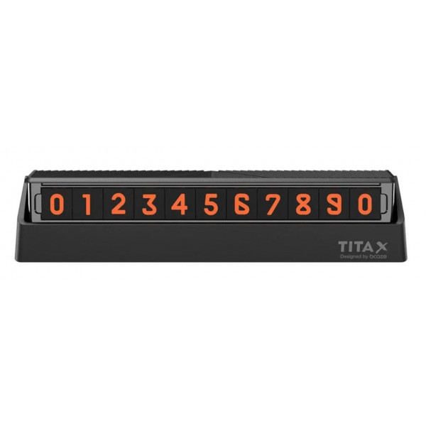 Временная карта парковки Xiaomi BCASE TITA Temporary Parking Card (чёрный)