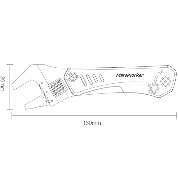 Мультитул Xiaomi MarsWorker Multi-function Wrench Knife (чёрный)