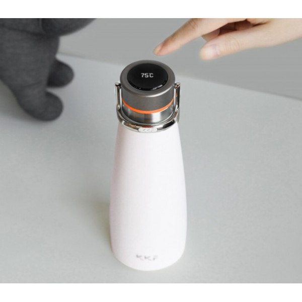 Умный термос Xiaomi KKF Smart Vacuum Bottle с OLED-дисплеем 475мл (чёрный)