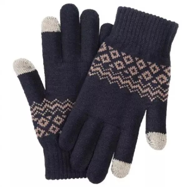 Перчатки Xiaomi для сенсорных экранов FO Touch Wool Gloves (синий)
