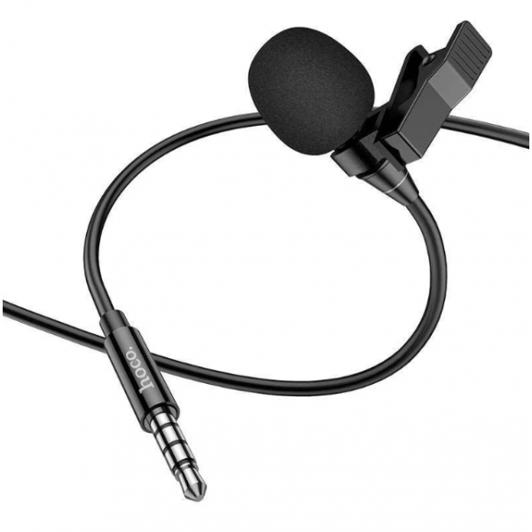 Микрофон петличный Hoco L14 3,5mm (черный)