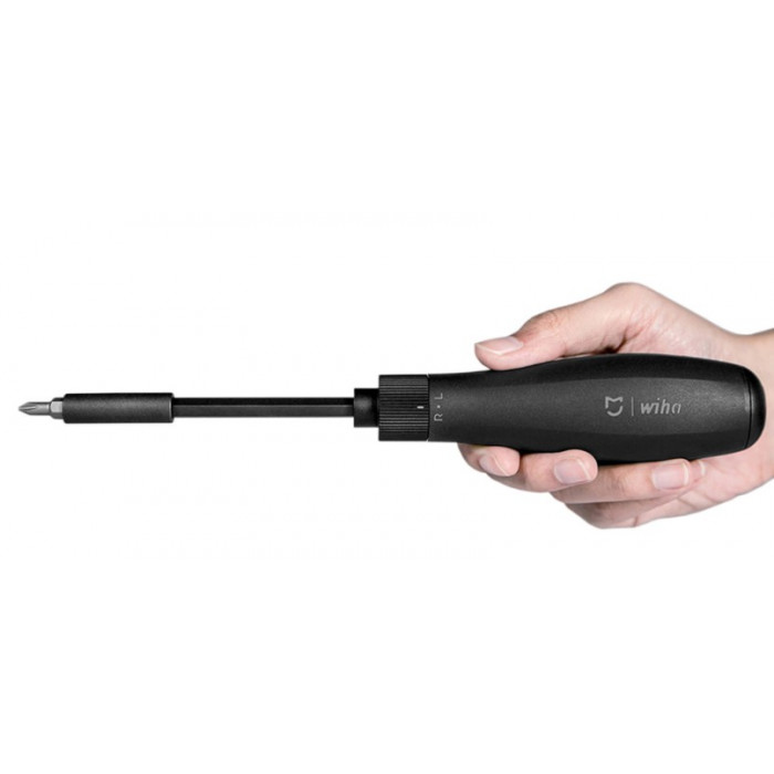 Реверсивная отвертка Xiaomi Mijia Wiha Ratcheting Screwdriver 8in1 (черный) - 3