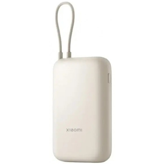 Внешний аккумулятор Xiaomi Power Bank со встроенным кабелем (10000 mAh, белый, P15ZM) - 2