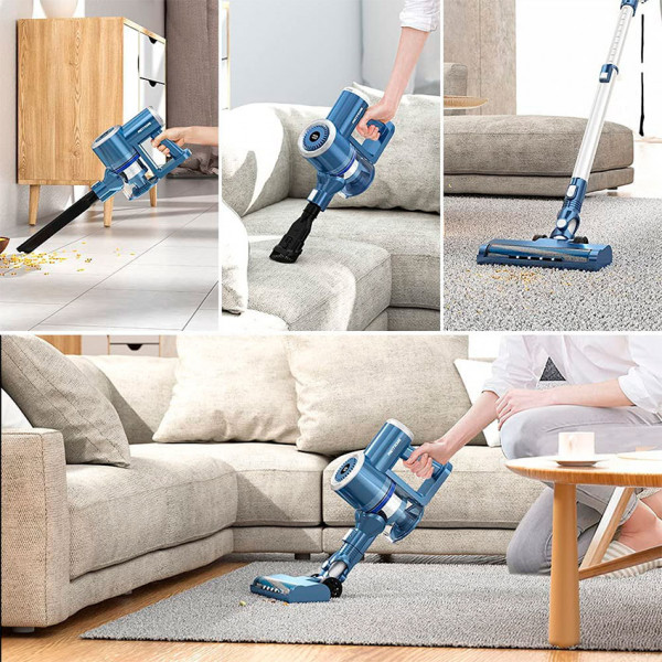 Ручной пылесос PrettyCare Cordless Vacuum Cleaner W200 (синий)