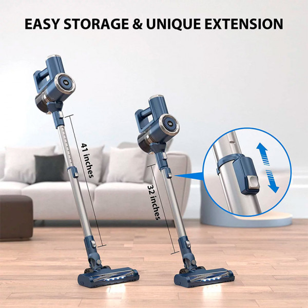 Ручной пылесос PrettyCare Cordless Vacuum Cleaner W200 (синий)