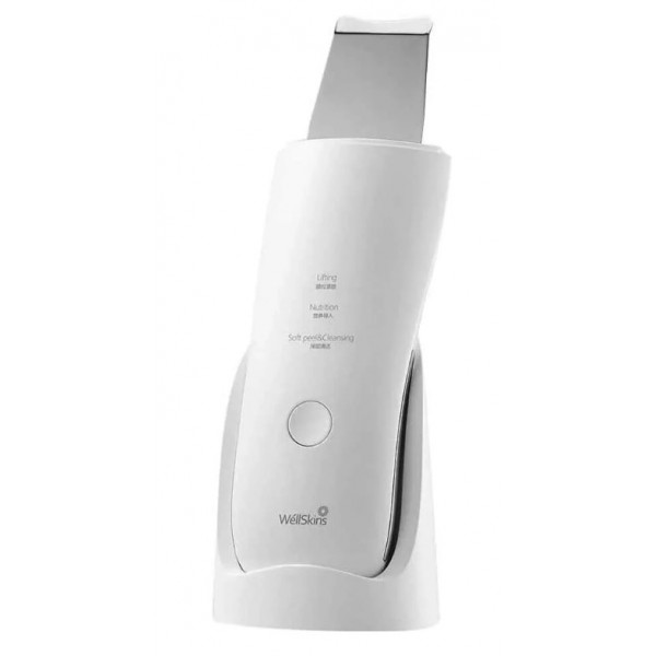 Ультразвуковой прибор для лица WellSkins Ultrasonic Cleansing Beauty (WX-CJ101, белый)