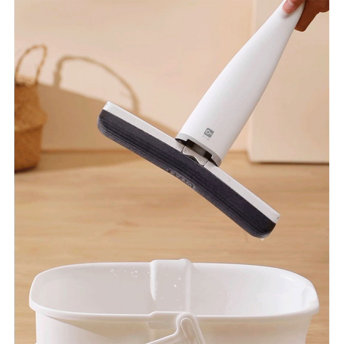 Xiaomi Blue Fish siqish uchun suv shimgichni mop PU03A (oq) - 6