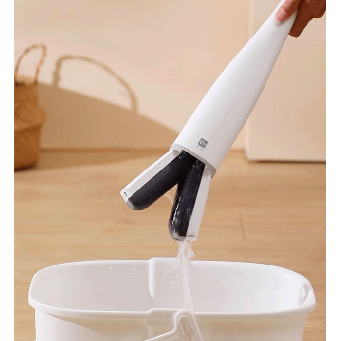 Xiaomi Blue Fish siqish uchun suv shimgichni mop PU03A (oq) - 7