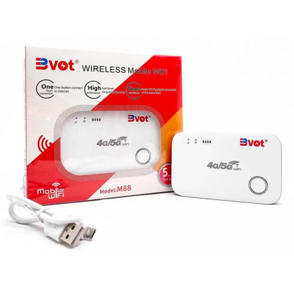 Карманный роутер Bvot Wi-Fi M88 (белый)