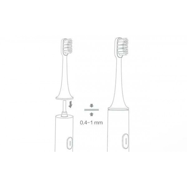 Насадки для зубной щетки Xiaomi Mijia T300/T500 3pcs (DDYST01KS)