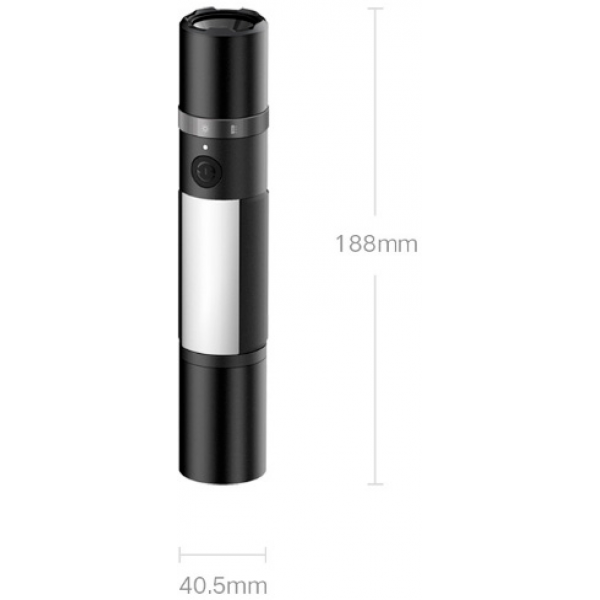 Фонарь Xiaomi Mijia Multi-Function Flashlight (черный)
