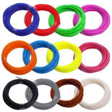 3D qalamlar uchun zaxira PLA plastmassalar to'plami 20 rang (100m)