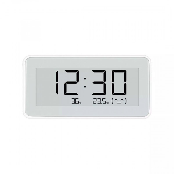 Часы-датчик температуры и влажности Xiaomi Mijia Temperature And Humidity Electronic Watch (LYWSD02MMC, белый)