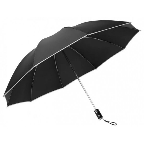 Автоматический реверсивный зонт с фонарем Xiaomi Zuodu (ZD-BL, черный)