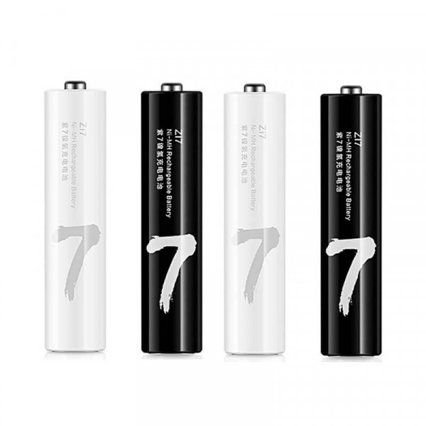 Аккумуляторные батарейки ZMI ZI7 Ni-MH Rechargeable Battery (4 шт, белый)