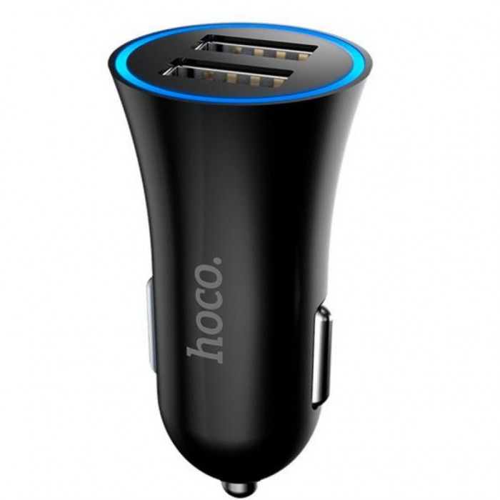 Avtomobil zaryadlovchi Hoco UC204 (qora)