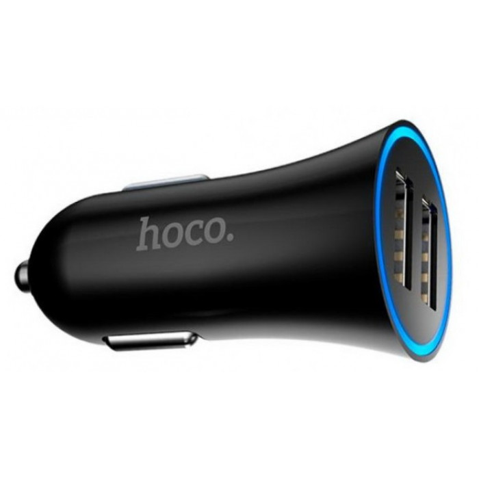 Avtomobil zaryadlovchi Hoco UC204 (qora) - 4